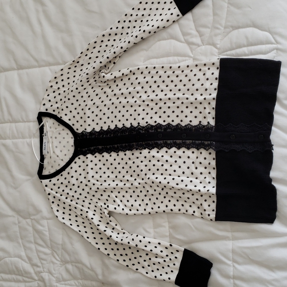 Rickis polka-dot cardigan